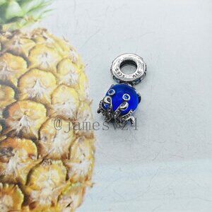 Pandora Murano Glass Cute Octopus Dangle Charm